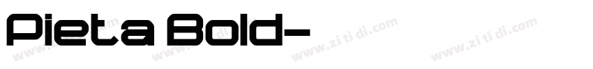 Pieta Bold字体转换